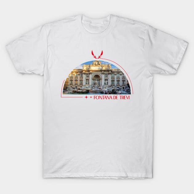 Fontana Di Trevi T-Shirt by A!em